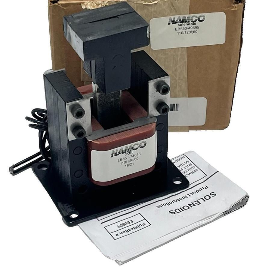 NAMCO EB550-49695 Solenoid 115V 60Hz AC Heavy Duty Industrial Push-Pull EB550