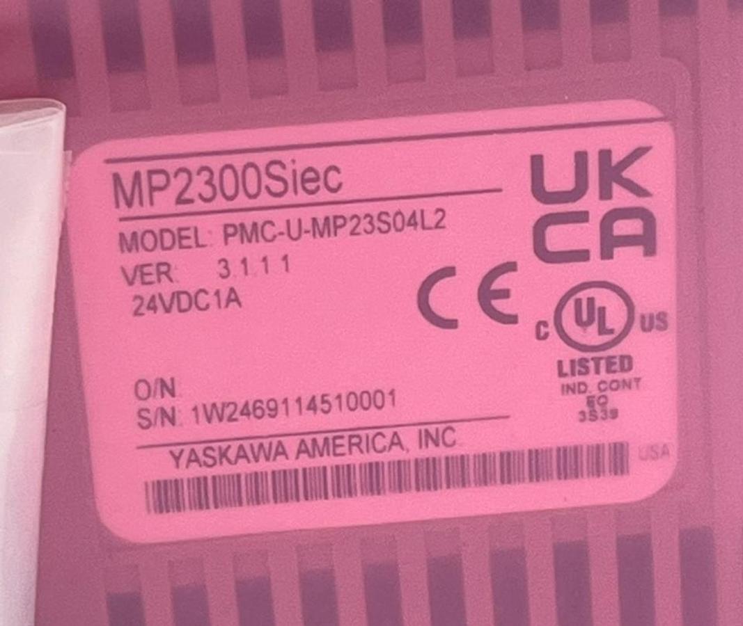 Used Yaskawa PMC-U-MP23S04L2 MP2300Siec 4-Axis Machine Controller Ver 3.1.1.1 NSMP
