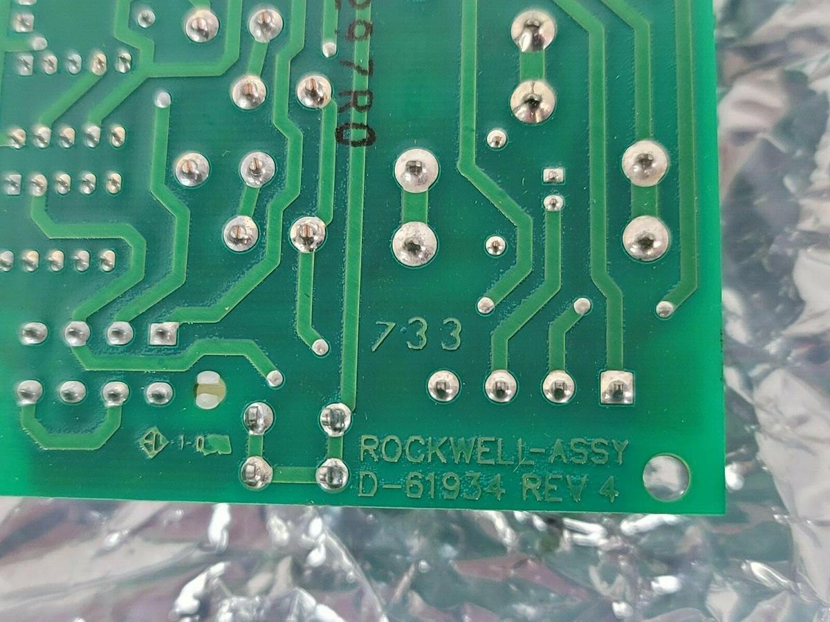 Used NEW ALLEN BRADLEY ROCKWELL D-61935 PLUG IN BOARD REV. 7 165347 D61935