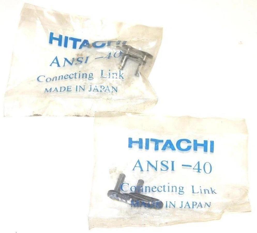 Used LOT OF 2 NEW HITACHI ANSI-40 CONNECTING LINKS, ANSI40