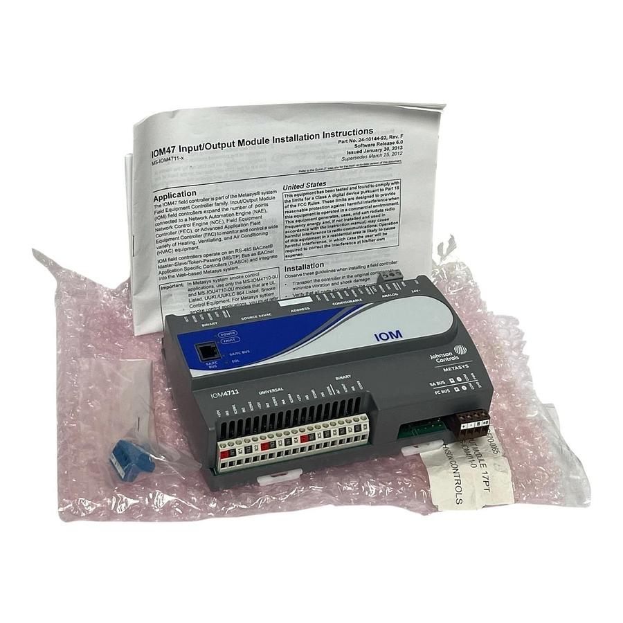 Johnson Controls MS-IOM4711-0 Metasys Expansion I/O Module New Surplus No Box