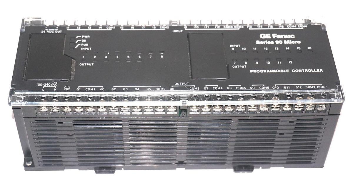 Used GE FANUC IC693UDR005AP1 SERIES 90 MICRO PROGRAMMABLE CONTROLLER IC693UDR005