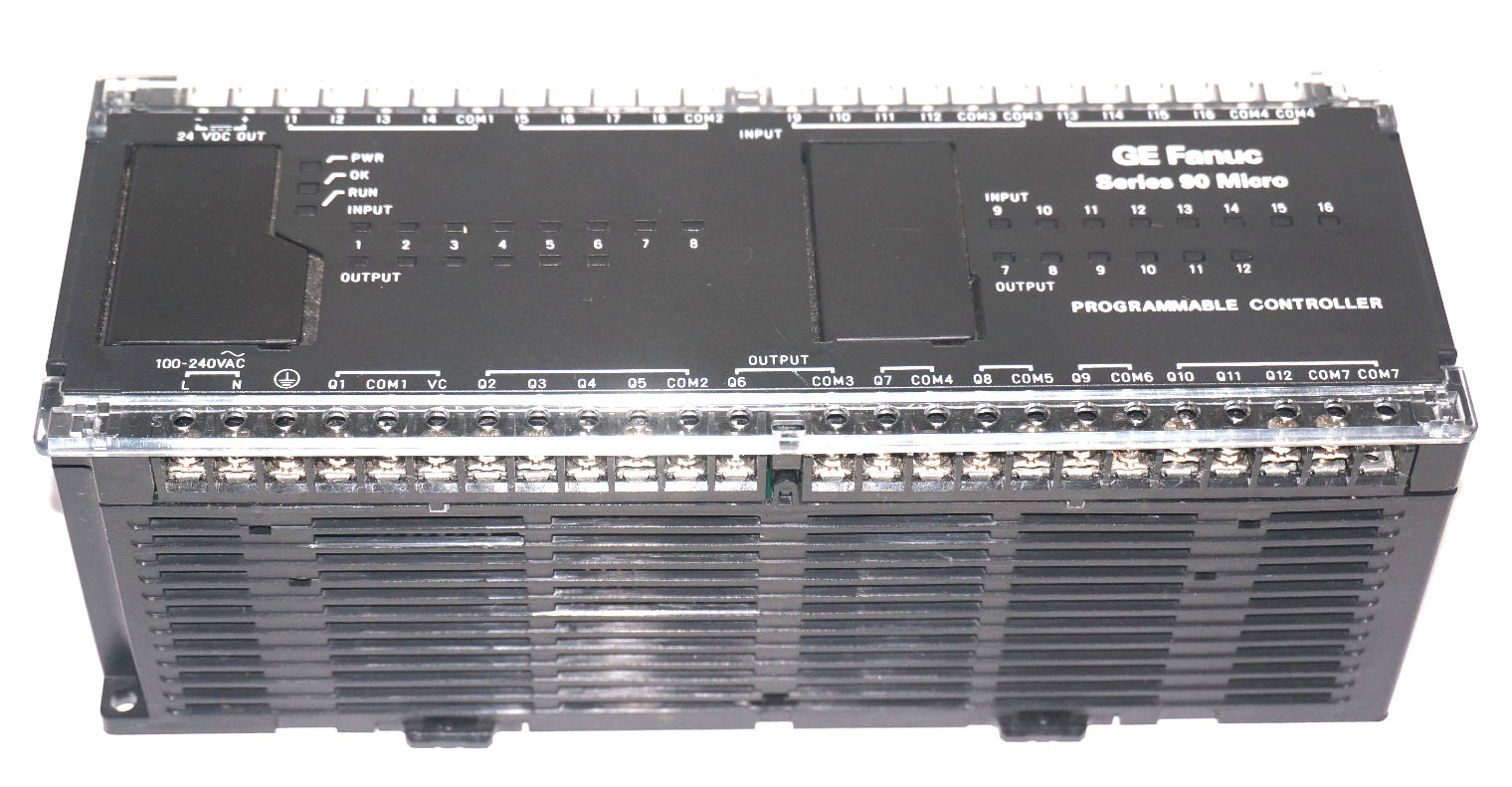 Used GE FANUC IC693UDR005AP1 SERIES 90 MICRO PROGRAMMABLE CONTROLLER IC693UDR005