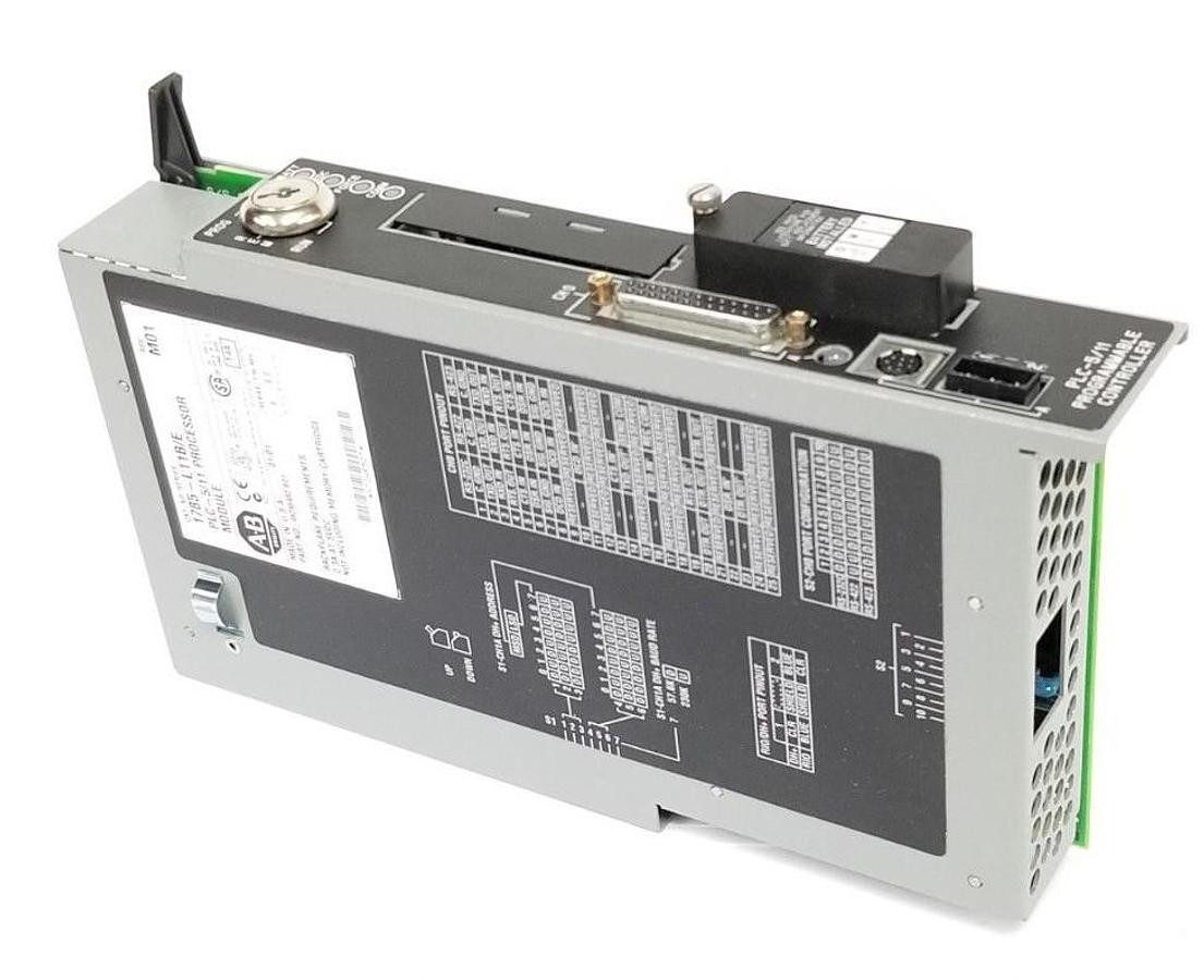 Used ALLEN BRADLEY 1785-L11B/E PROCESSOR MODULE REV. M01 F/W REV. E.2