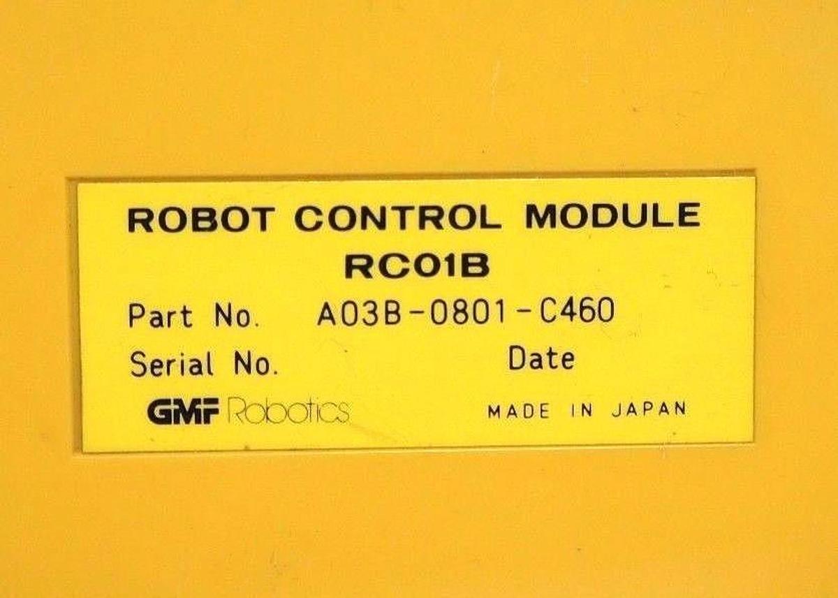 Used FANUC A03B-0801-C460 CONTROL MODULE RC01B, A03B0801C460 MISSING COVER