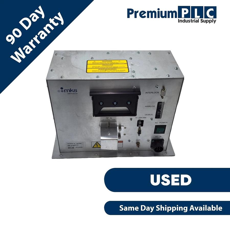 Used MKS ENI MODEL: S-03-199 (MWJ-2527) RF UNIT MWJ2527