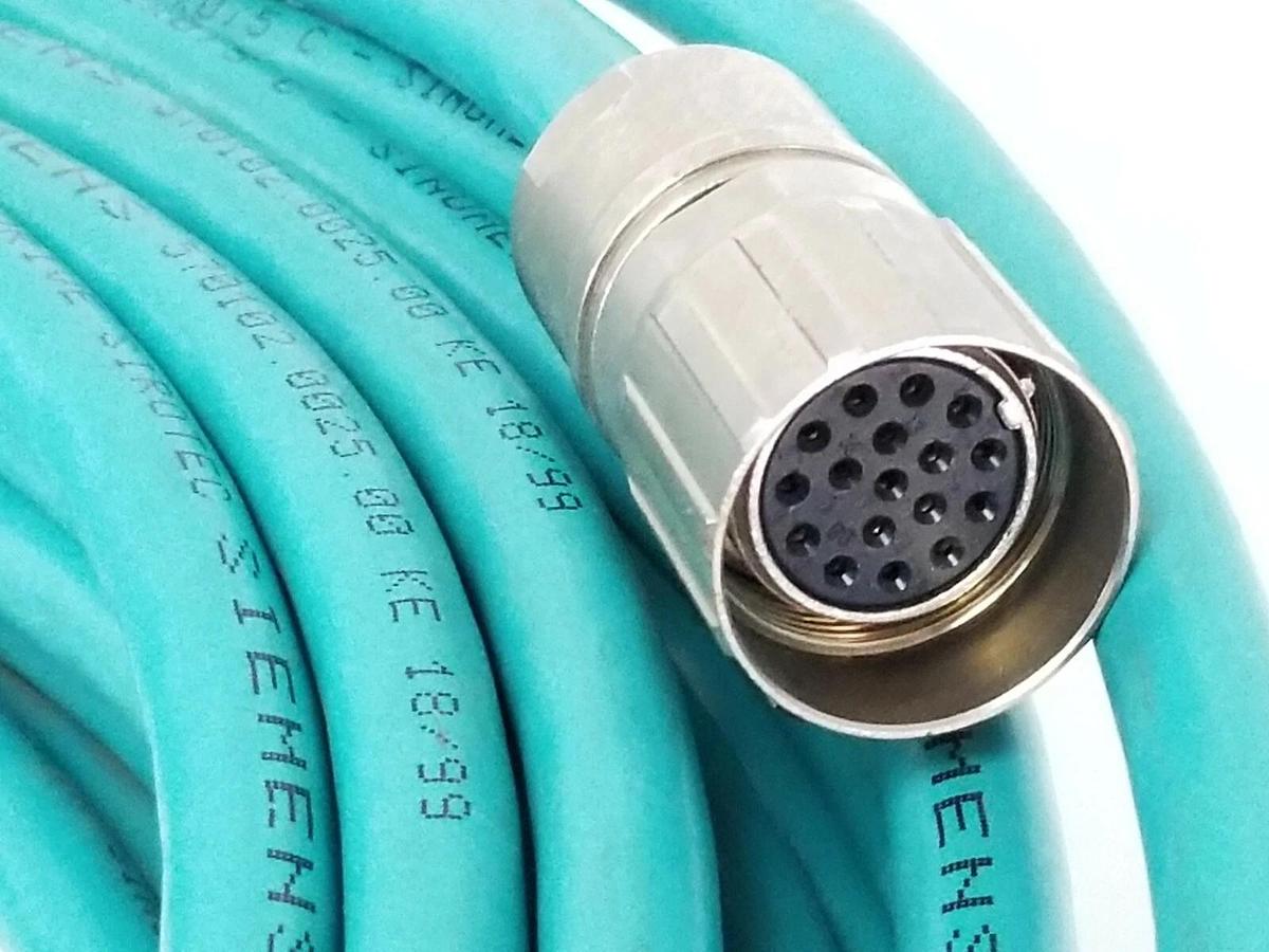 Used SIEMENS SIROTEC 6FX2002-2CA31-1CA0 SINUMERIK SIMODRIVE CABLE 20M 570102.0025.00