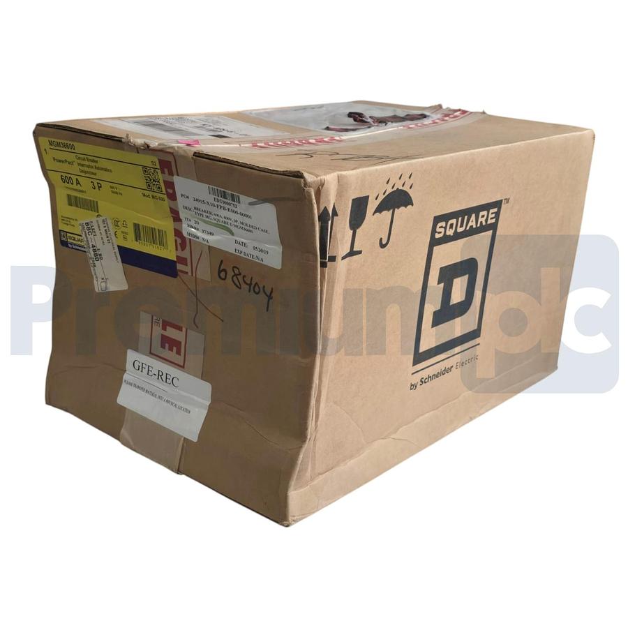 Used Square D MGM36600 PowerPact M-Frame Circuit Breaker 3-Pole 600A 600V NSFS