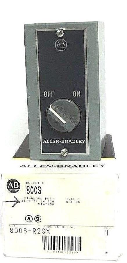 Used NIB ALLEN BRADLEY 800S-R2SX SELECTOR SWITCH 800SR2SX, SER. M
