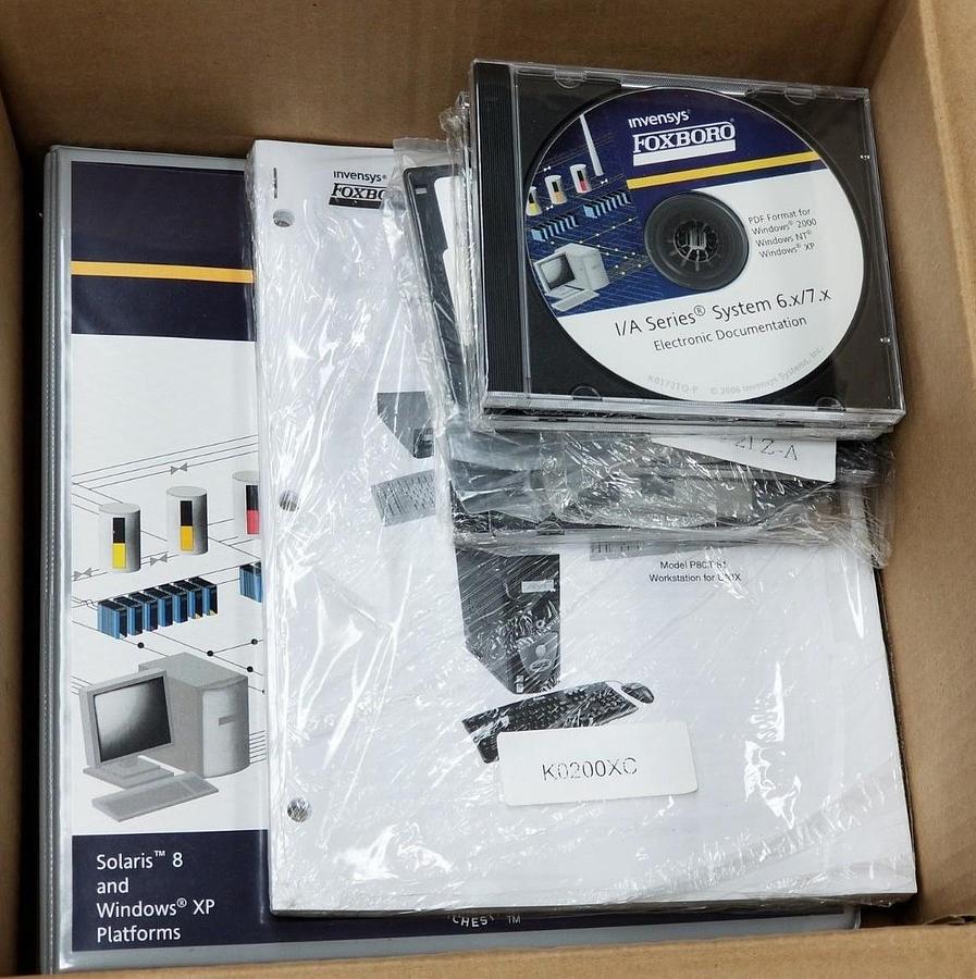Used NIB INVENSYS / FOXBORO K0200WF V7.xP79/80 WS REDUNDANT NETWORK SOLARIS MEDIA
