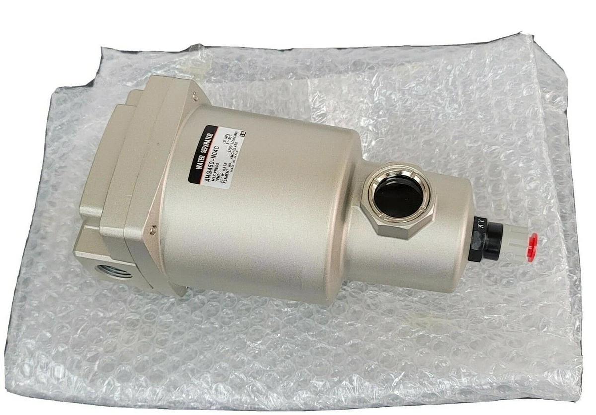 Used NIB SMC AMG450-N04BC WATER SEPARATOR AMG450N04BC PNEUMATIC DRYER 1/2IN