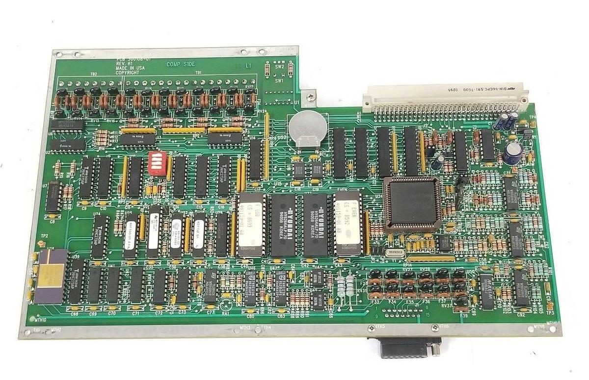 Used EMERSON 300108-01 CONTROL BOARD REV. A1 30010801
