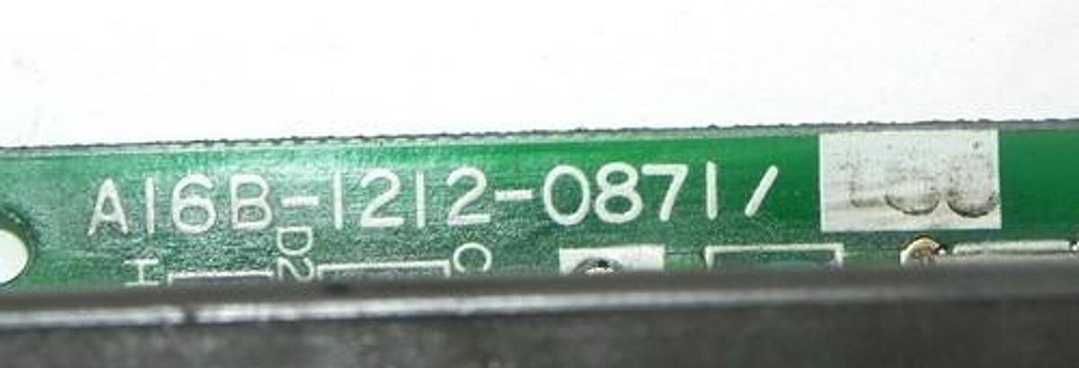 Used FANUC A16B-1212-0871/15C POWER SUPPLY BOARD W/ A20B-8001-0121/03A PROCESSOR