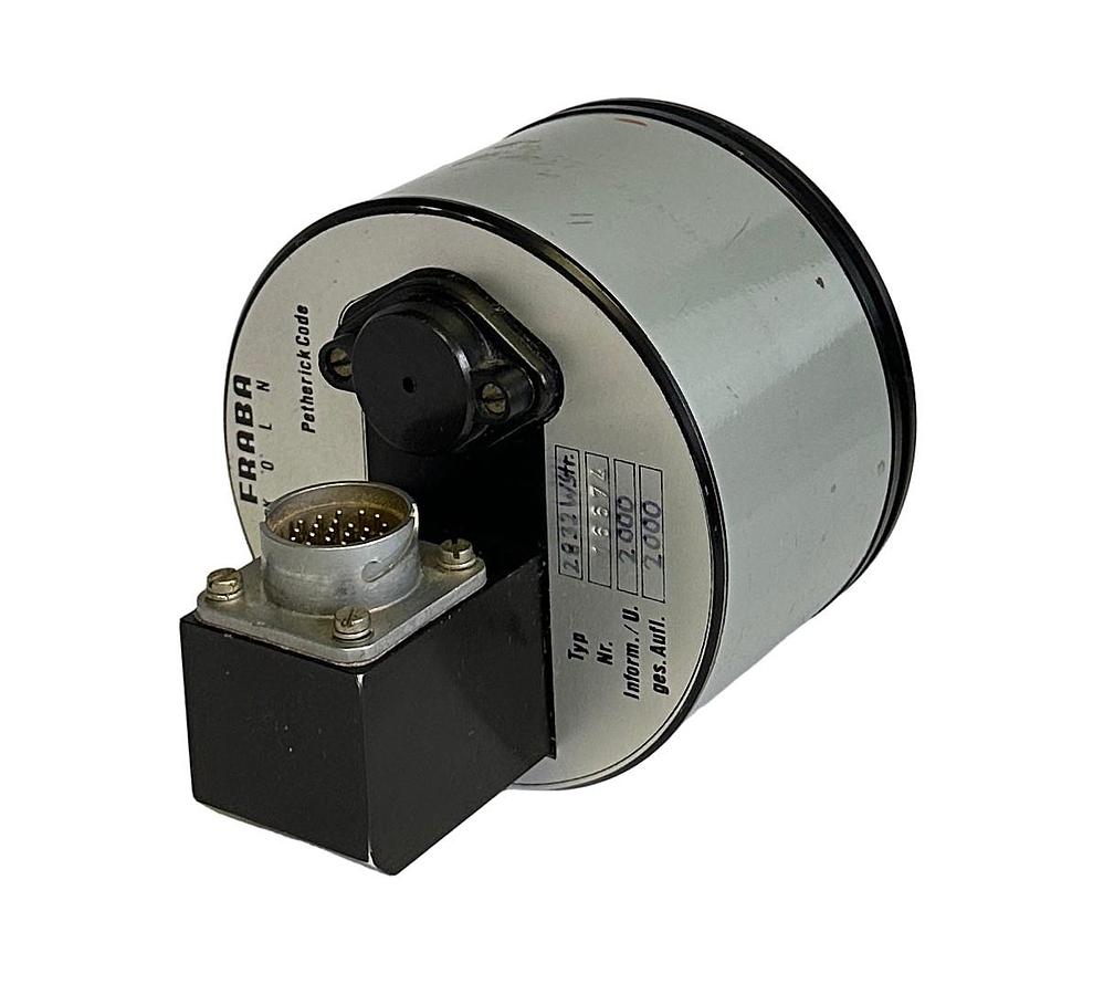 Used FRABA KOLN 2832WSTR / 2832 ABSOLUTE DIGITISER/ENCODER PETHERICK CODE 2000