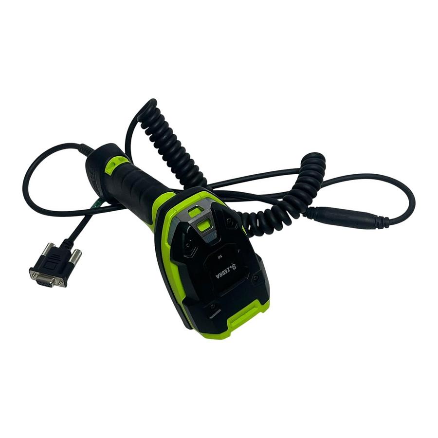 Used Zebra DS3608-SR00003VZWW Ultra-Rugged 2D Barcode Scanner w/ CBA-RF3-C09ZAR RS232
