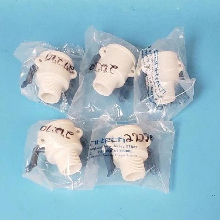 Used LOT OF 5 NEW SANI-TECH 27270 CONNECTOR CLAMPS