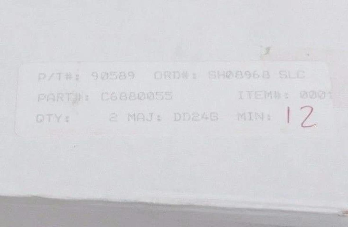Used NIB PERKIN-ELMER C 55-0505 DEUTERIUM LAMP PART NO. C688-0055 , 550505, C6880055