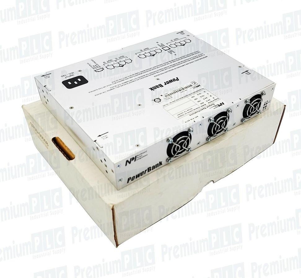 Used NPI PB1004PFC POWERBANK 4-OUTPUT 24V/15V 1000W AC/DC POWER SUPPLY P/N 8276 NEW