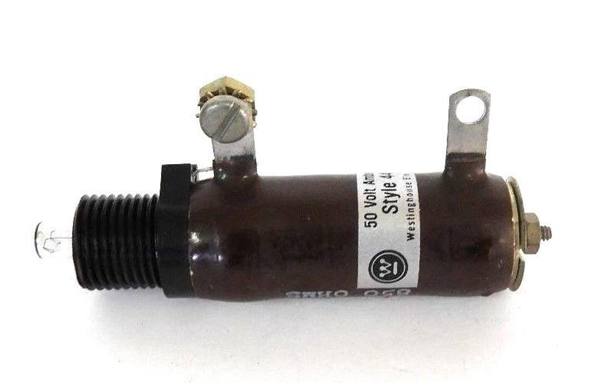 Used NEW WESTINGHOUSE 449D187G51 PILOT LIGHT 50V AMBER EZC MINALITE W/ 449D187G03