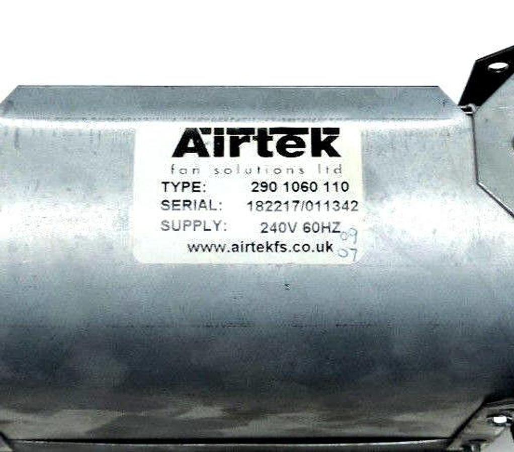 Used AIRTEK 290 1060 110 FAN 240V 60HZ 2901060110