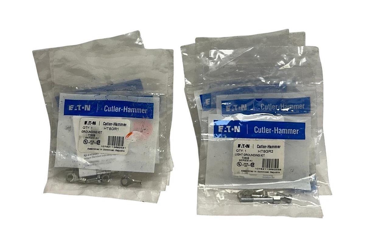 Used 10 EATON CUTLER-HAMMER HT8GR2 / HT8GR1 LIGHT GROUNDING KITS SERIES A1 OEM NSFS