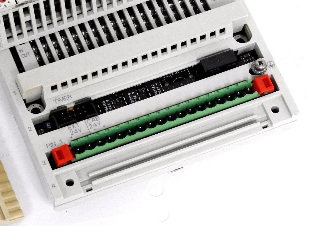 Used SCHNEIDER ELECTRIC 170LNT71000 COMMUNICATION ADAPTER W/ 170AEW34000 I/O BASE