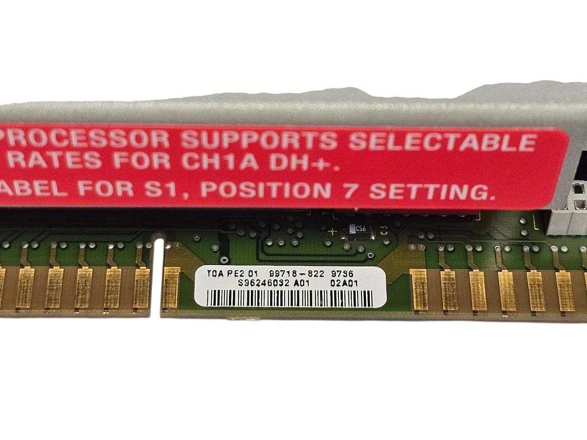 Used ALLEN BRADLEY 1785-L80B /E PLC-5/80 PROCESSOR MODULE REV. D01 F/W REV. B SER. E