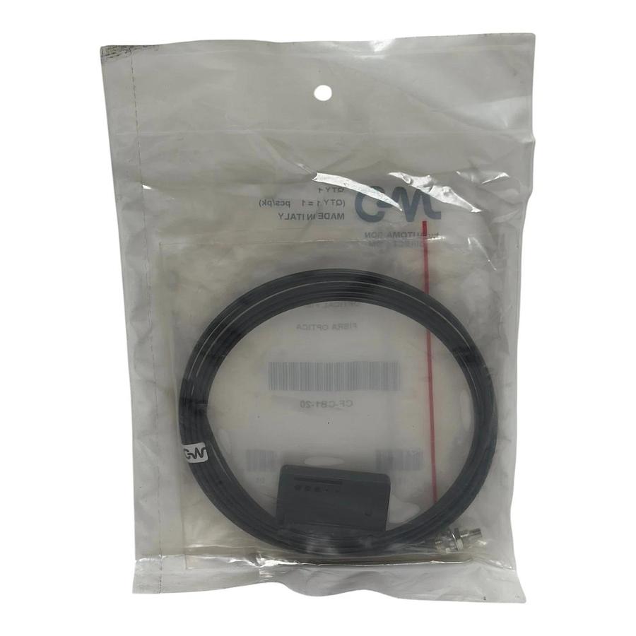 Used Automation Direct CF-CB1-20 Optical Fiber Diffuse M6 Head 2m New Sealed