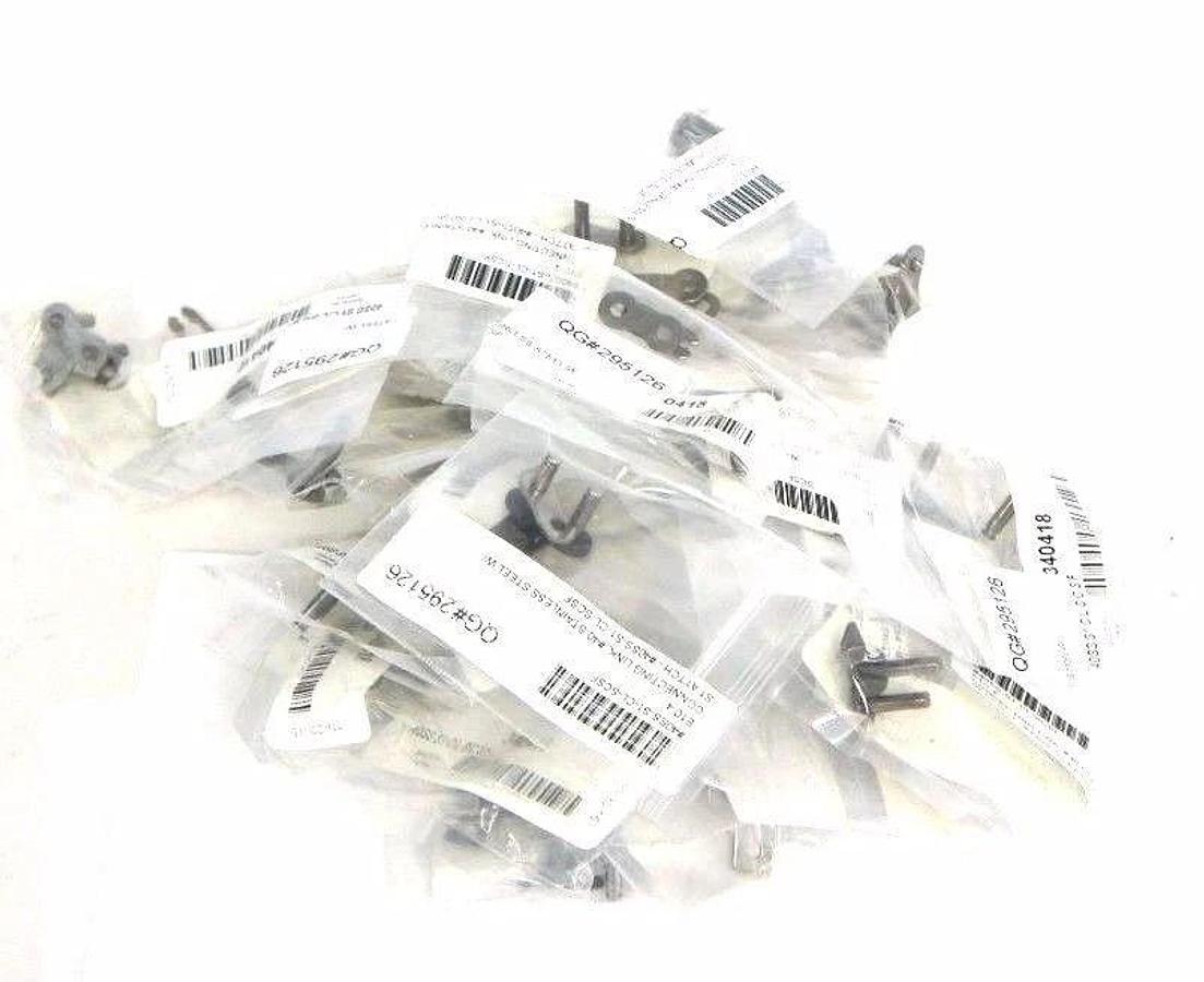 Used LOT OF 31 NEW MORSE 40SS-S1-CL-SCSF CONNECTING LINKS #40 STAINLESS STEEL