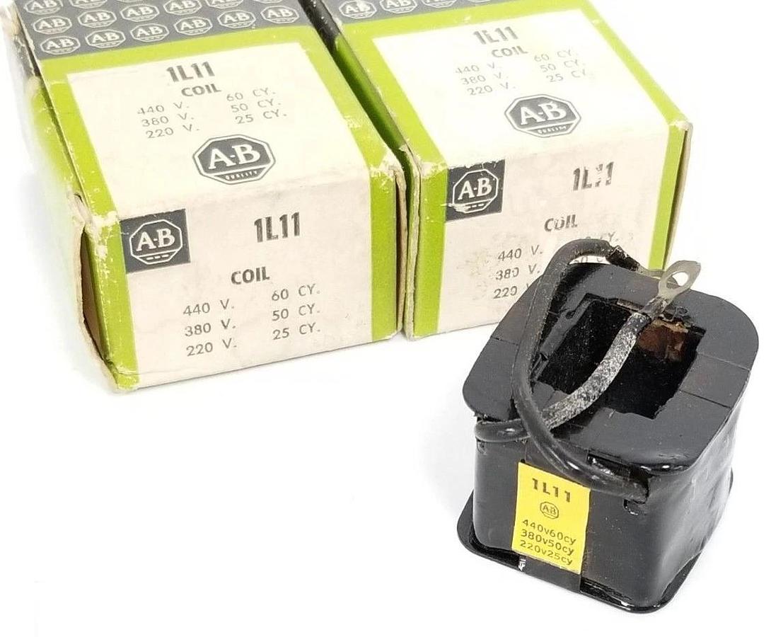 Used LOT OF 2 NIB ALLEN BRADLEY 1L11 COILS 220-380-440V 25-50-60CY