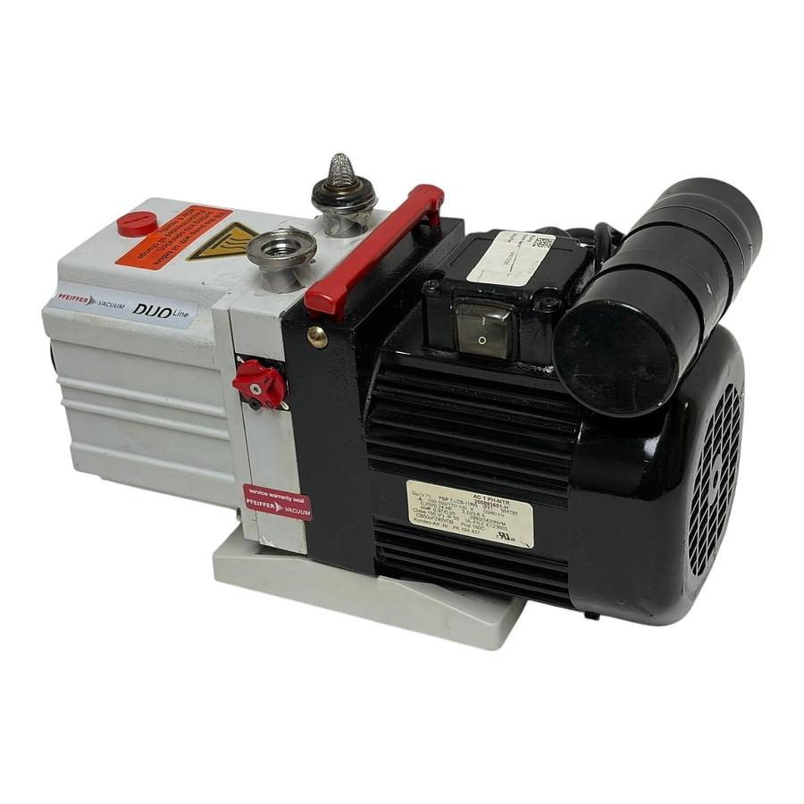 Used Pfeiffer Duo 2.5 PK D41 062 F Rotary Vane Vacuum Pump Agilent G3170-89025 USPI