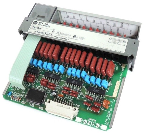 Used ALLEN BRADLEY SLC 500 1746-IA16 INPUT MODULE SER. C 85-132VAC 50/60HZ, 1746IA16