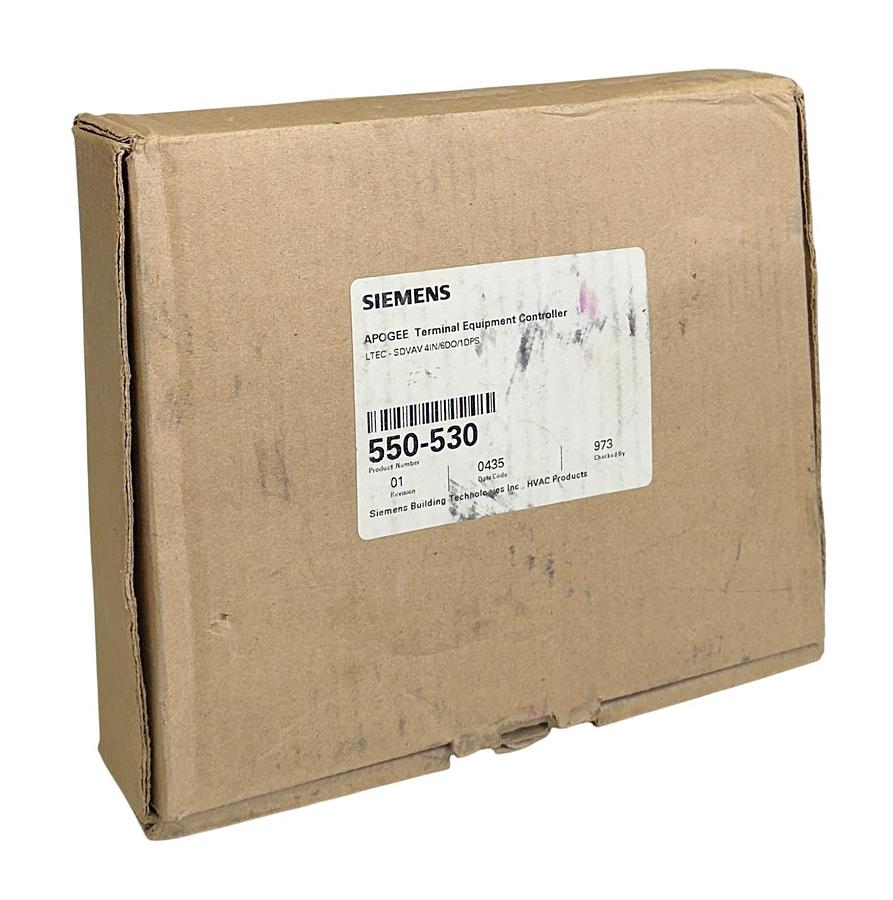 Used SIEMENS 550-530 / LTEC-SDAV 4IN/6DO/1DPS APOGEE TERMINAL CONTROLLER 550530 NSMP