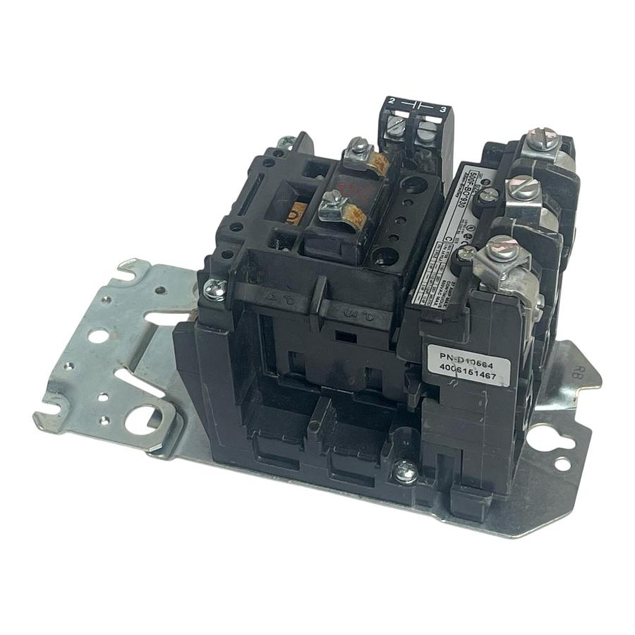 Used Allen-Bradley 500F-BO*930 Series C Top-Wired Reversing Contactor Size 1 120V