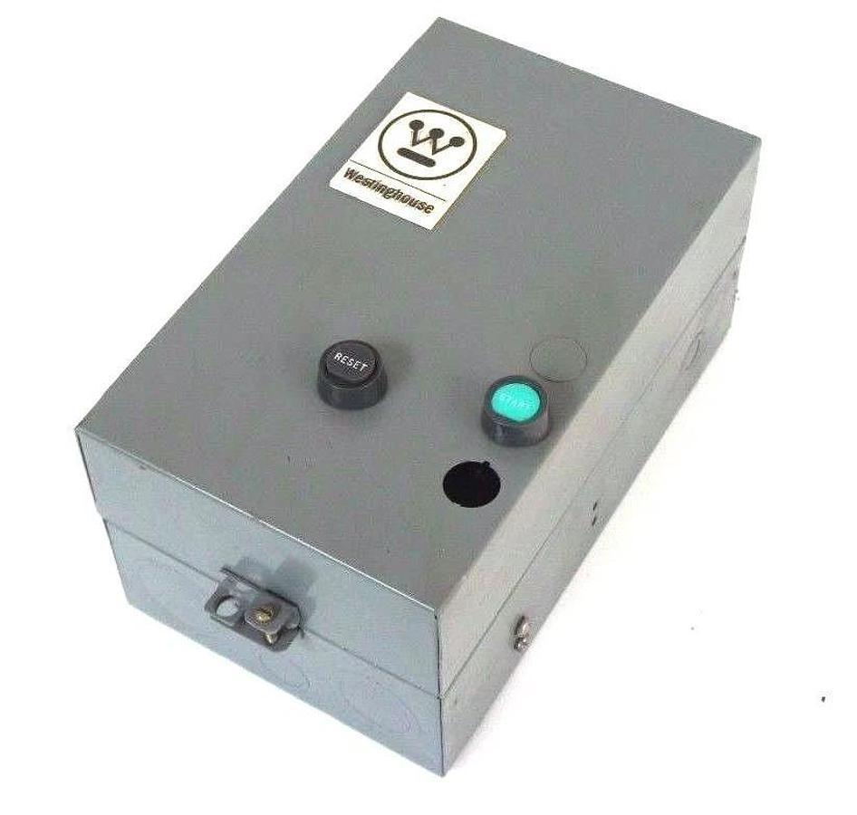 Used WESTINGHOUSE A200M2CXM NON REVERSING STARTER 45 AMPS, 600V, 440-480V COIL
