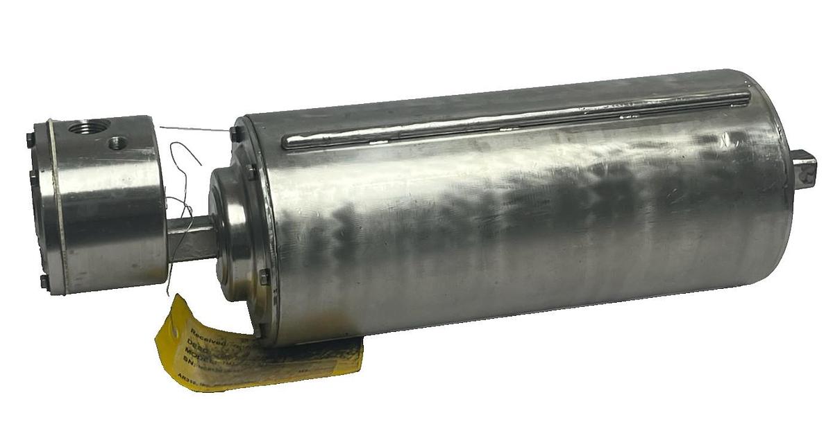 Used Van der Graaf TM127A25-675NB-STM Stainless Steel Drum Motor | 0.75HP 460V 3PH