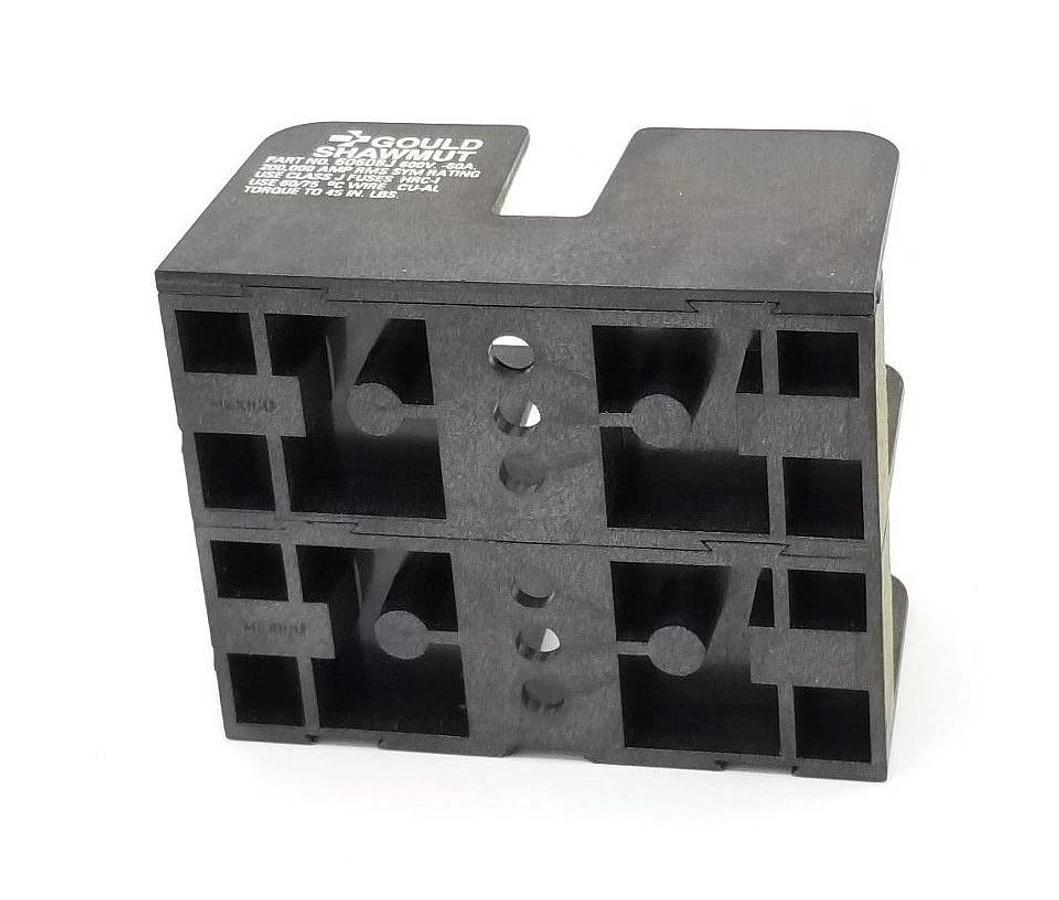 Used GOULD SHAWMUT 60608J FUSE HOLDER, 600V, 60A, 2P