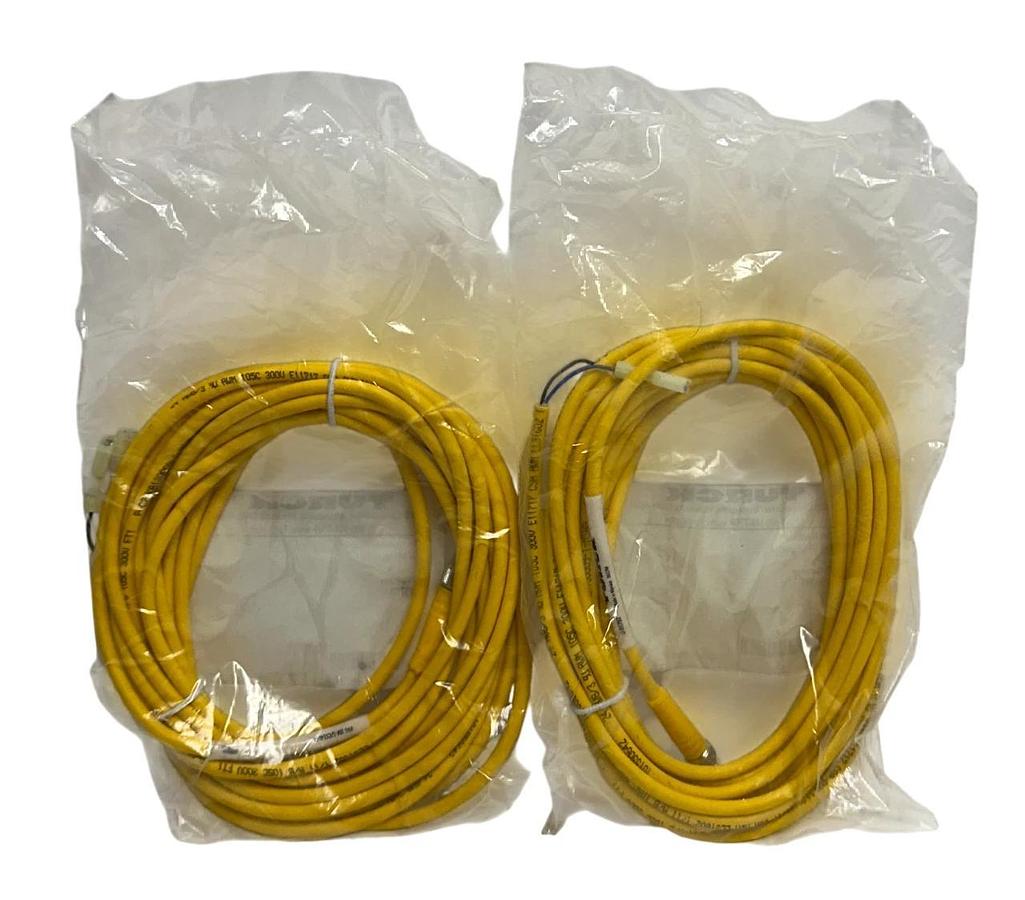 Used 2 TURCK PSG 3M-5/CS14064 / PSG3M5CS14064 PICO CORDSETS U-85792 / U85792 NSFS