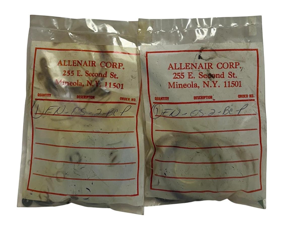 Used 2 ALLENAIR CORP EN-OS-2-BC-P / ENOS2BCP / EN-05-2-BC-P OEM PACKING KITS NSFS