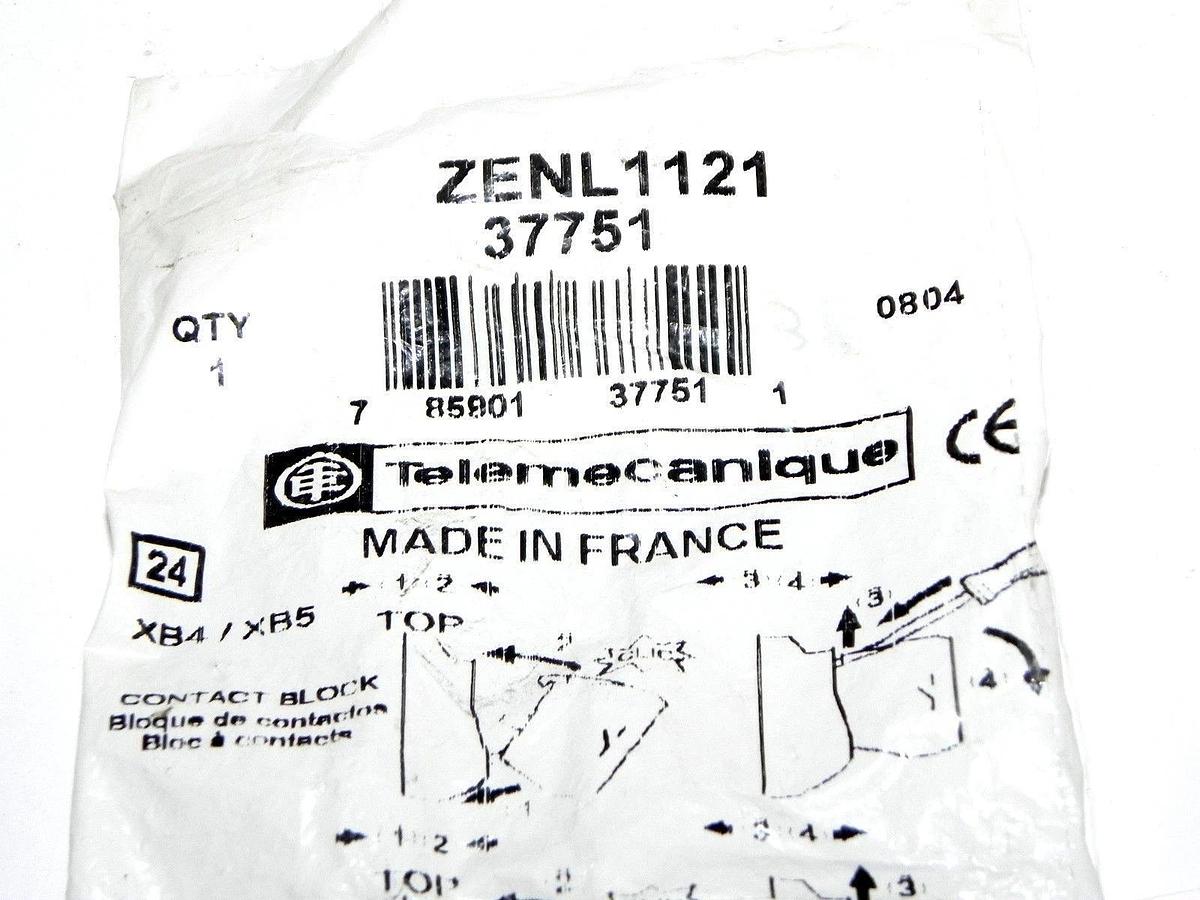 Used NEW TELEMECANIQUE ZENL1121 CONTACT BLOCK