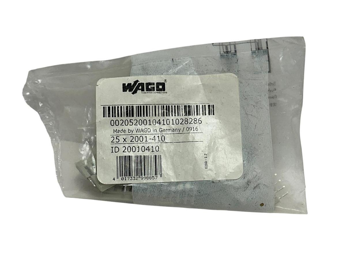 Used 21 WAGO 2001-410 / 2001410 TOPJOB S 10-WAY SIDE JUMPERS PUSH-IN SERIES 2001 NSMP
