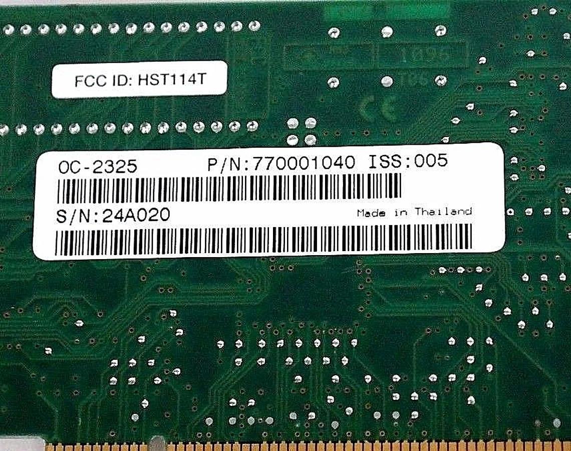 Used OLICOM OC-2325 770001040 ISS:005 PCI ADAPTER NETWORK ADAPTER 200114200
