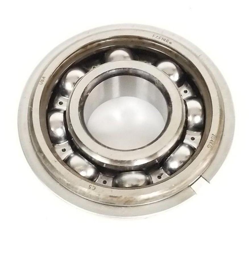 Used NEW FAFNIR 204KG ROLLER BEARING W/ SNAP RING, 204SG, 20MM ID X 47MM OD X 14MM W