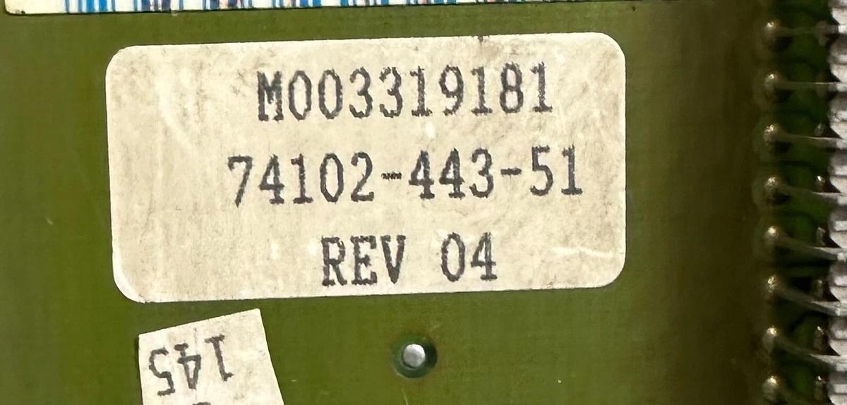 Used ALLEN BRADLEY 74102-443-51 / 7410244351 SERVO BOARD Rev. 04 M003319181