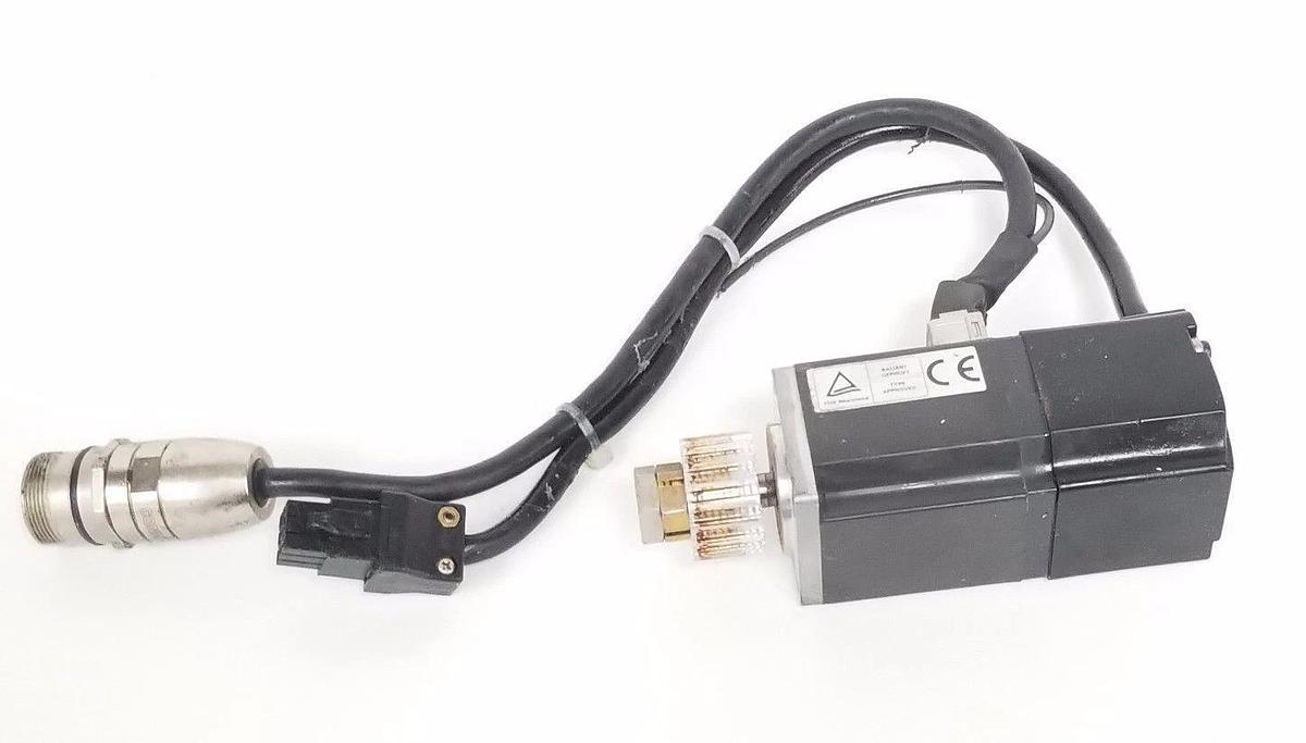 Used MITSUBISHI HC-MFS13-S13 AC SERVO MOTOR 3AC, 105V, 0.9A, 100W HCMFS13S13