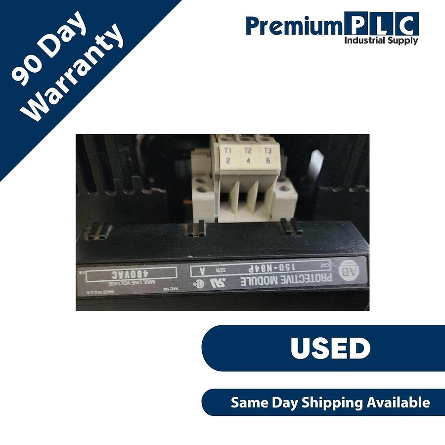 Used USED ALLEN BRADLEY 150-A35NB /A SMC-2 SMART MOTOR CONTROLLER W/ (2) 150-N84P