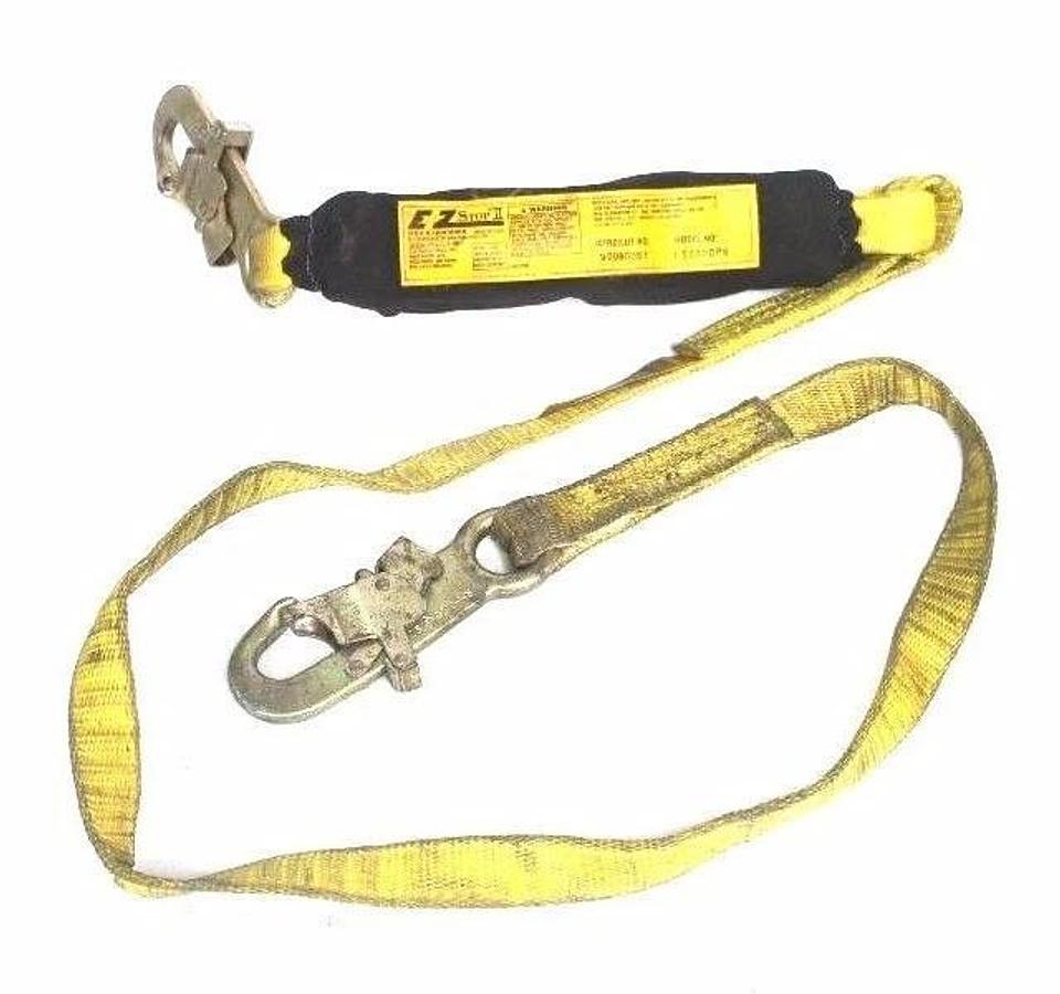 Used EZ STOP II MODEL NO. L3300DP6 SHOCK ABSORBING LANYARD MFRD/LOT NO. 97080357