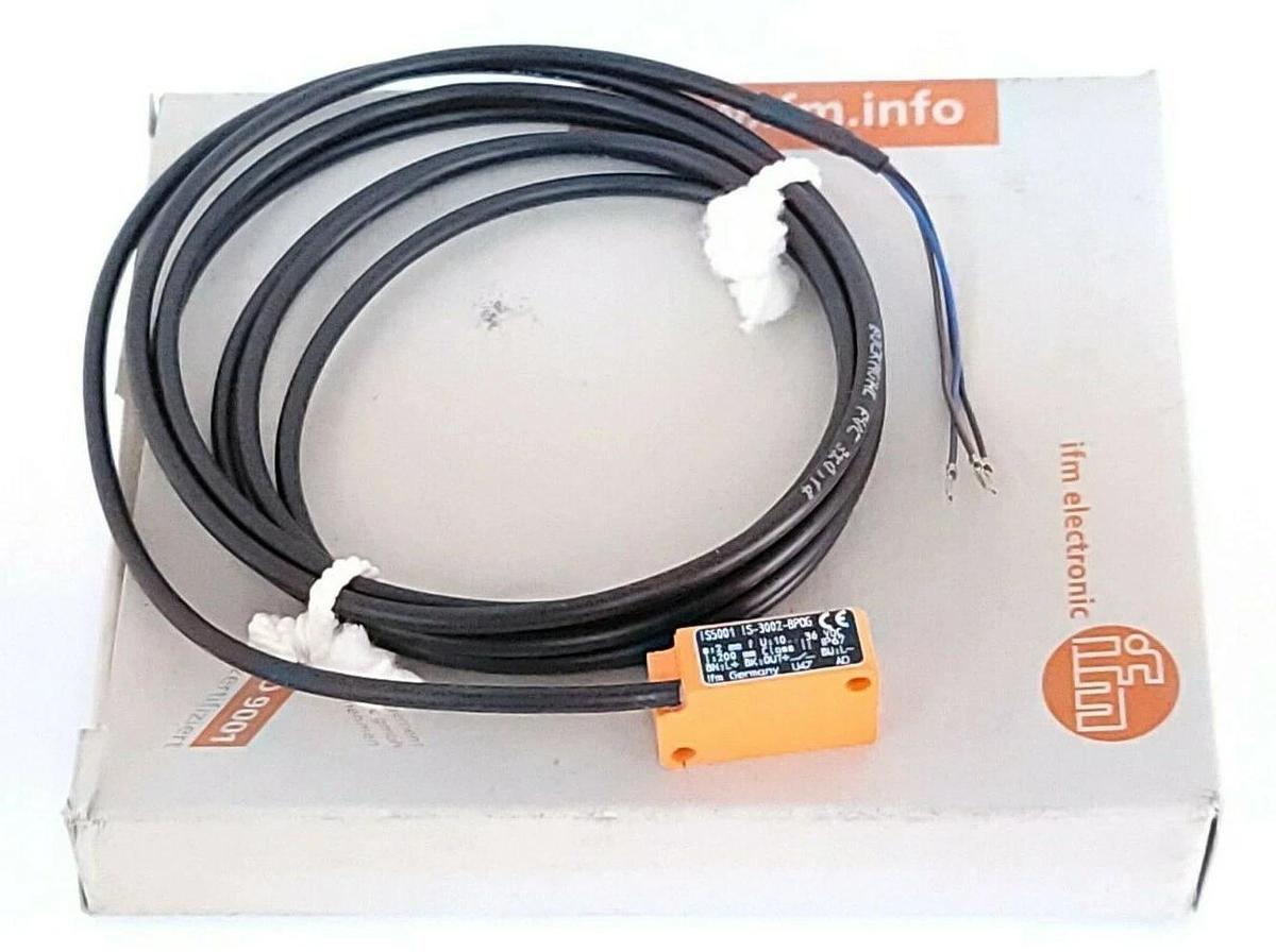 Used NIB IFM EFECTOR IS5001 PROXIMITY SWITCH IS-3002-BPOG 2MM RANGE 10-36VDC 2M
