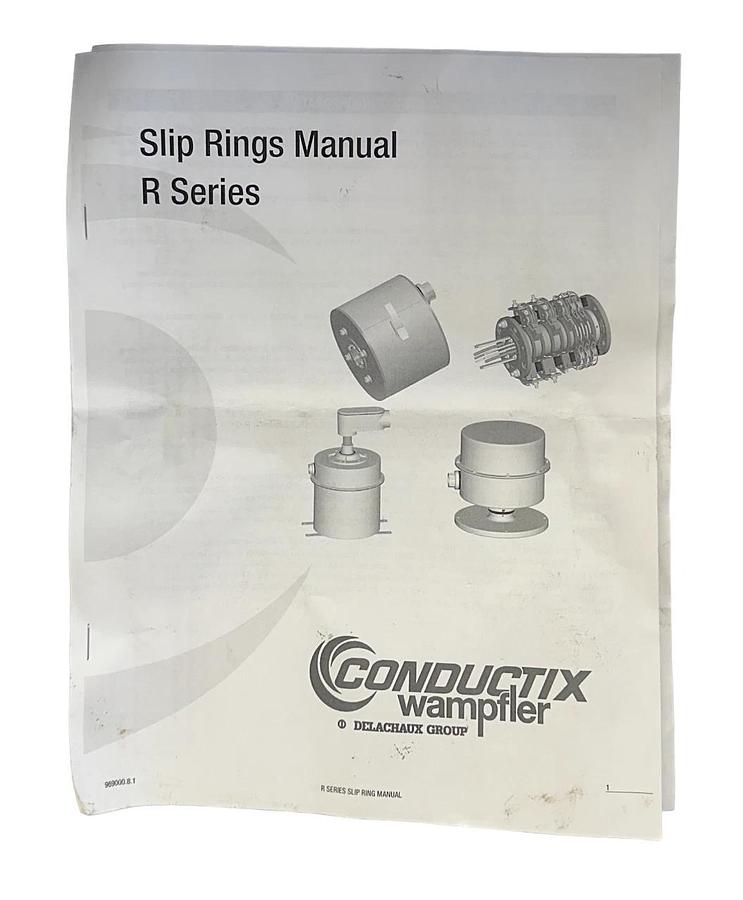CONDUCTIX WAMPFLER XA-RA-D10 / XARAD10 R-SERIES SLIP RINGS 1.5B 35A 10C NSNP