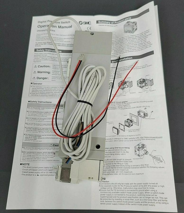 Used NEW SMC ZL112-K15LZ-DPL VACUUM EJECTOR DIGITAL PRESSURE SWITCH